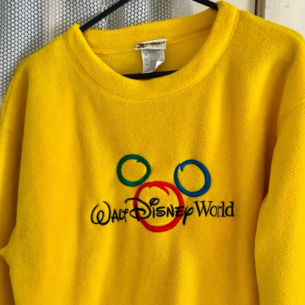 Yellow WALT DISNEY WORLD Sweater.